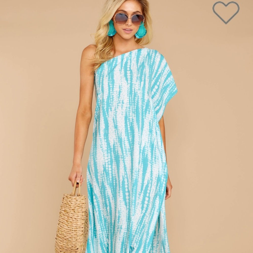 Red Dress Boutique Turquoise Maxi Dress